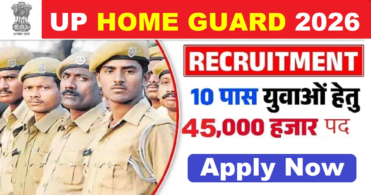 UP Home Guard Recruitment 2026 [45,000 Posts] Apply Online